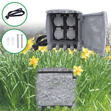 Gartensteckdose Steinsteckdose