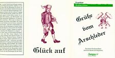 Ansichtskartenserie Bergbau Erzgebirge 26 Ansichtskarten Alphabet Montan Sachsen