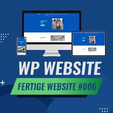 WordPress-fertige Website -