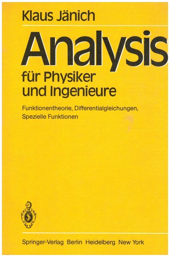 Analysis für physiker und - analysis,