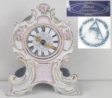 Porzellanuhren Kaminuhr Royal