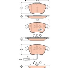 TRW GDB1814 Bremsbelagsatz