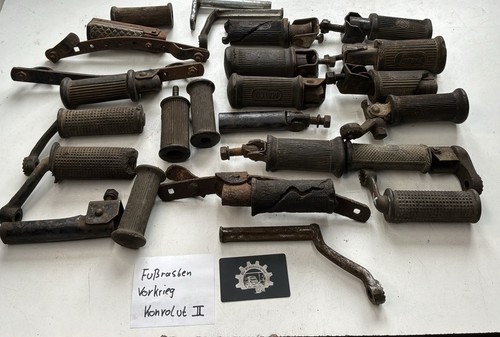 Vorkrieg motorrad fußrasten - vorkrieg,