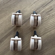 Lenkrollen, Kindermöbel, Geuther Wickeltisch, 4er Set Doppelrollen, Möbelrollen