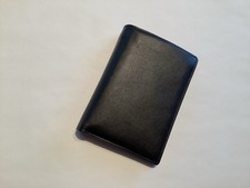 Geldbörse,Geldbeutel,Portemonnaie, Schwarz, Leder, 17 Kartenfächer kein Münzfach