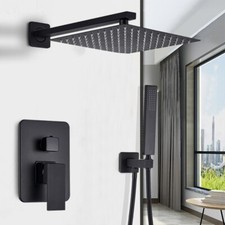 Schwarz Unterputz Duscharmatur