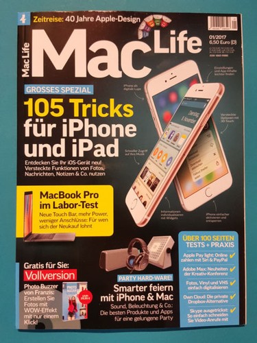Mac life 2017 ungelesen - life, 01/2017