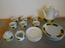 Komplettes Kaffeeservice Mitterteich um 1970 
