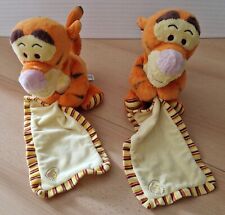 2 x NICOTOY DISNEY PLÜSCH * TIGGER TIGER MIT SCHMUSETUCH WINNIE POOH PUUH * TOP
