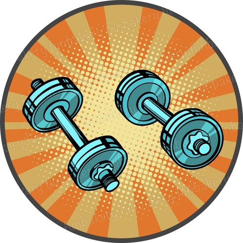 Bodybuilder tortenaufleger - bodybuilder,