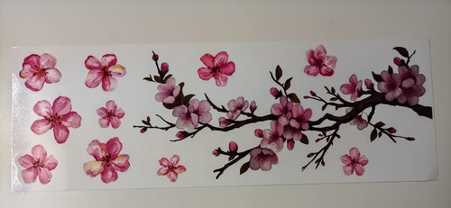 Fensterbild kirschblüten - fensterbild,