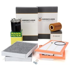 HIRSCHER Filterset 4-tlg für