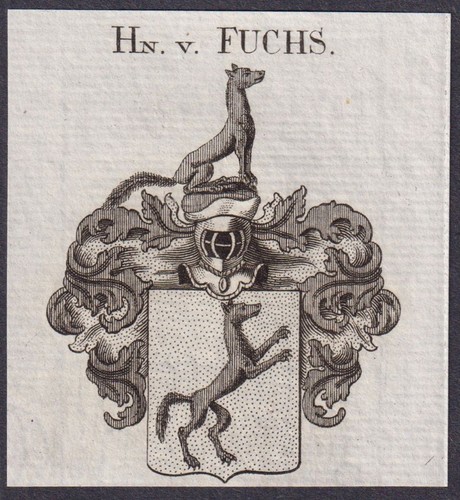 Fuchs wappen coat - arms, adel