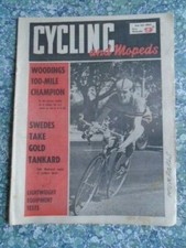 Cycling & Mopeds  Magazine 1963 July 24 Honda 50 Four Stroke Engine  9182F