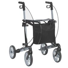 Russka Rollator Vital Carbon 62 cm schwarz B-Ware Gehhilfe Laufhilfe 