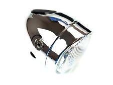 HQ Eierlampe chrom Scheinwerfer mit Loch f. Tachoeinbau Puch Maxi N KTM Rixe DKW