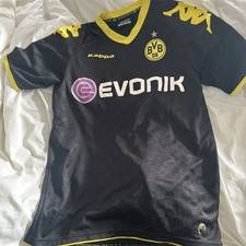 Borussia Dortmund BVB Trikot Kappa Gr. S #15 Mats Hummels Schwarz 