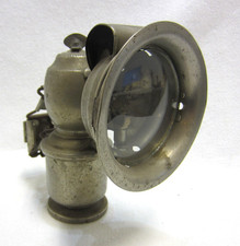 Antiker Scheinwerfer - FAHRRAD / MOTORRAD - "OBERMETALL" - um 1910 ? - Carbid