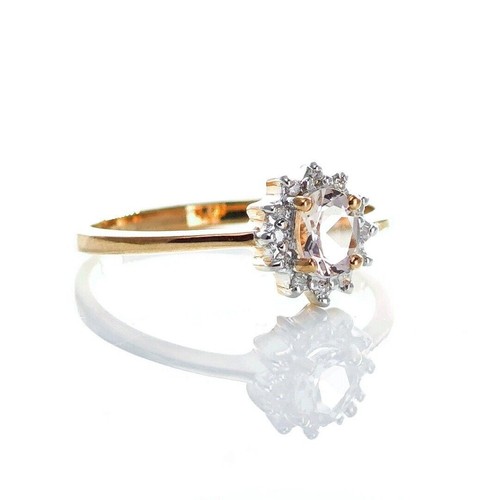 Morganit ring diamant - kt,
