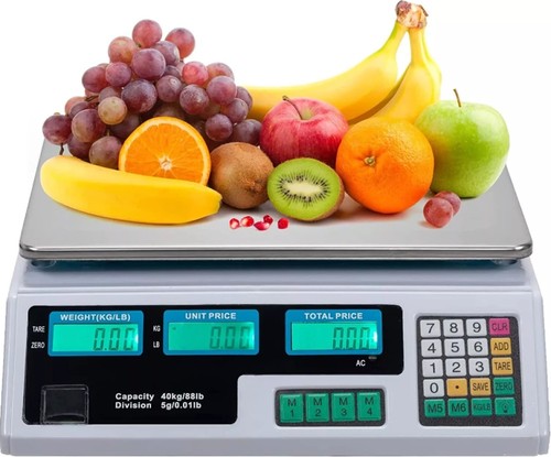 Elektronische preiswaage 40kg - elektronische,