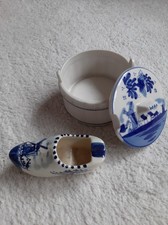 Delfter Keramik weiß-blau handbemalt