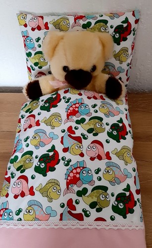 Puppenbettwäsche set - puppenbettwäsche,