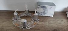 Nachtmann Komet Kerzenleuchter Kristall  4er Set Adventskranz 