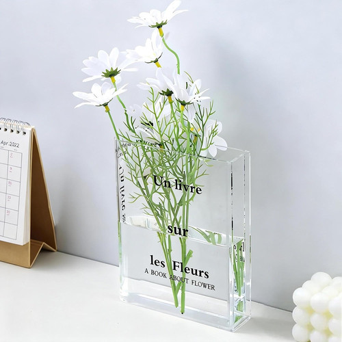 Transparenter buchvase vase - transparenter,