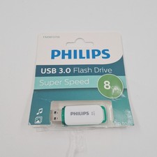 Philips USB Stick Speicher Flash Stick 8 GB USB 3 0 Tragbar Türkis Weißer Speich
