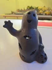 Gespenst Geist Dekoration  Windlicht Ton Halloween Herbst Licht