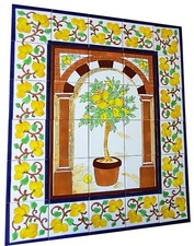 Großes Fliesenbild 75x90