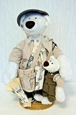 Vintage Bären Dekor Handarbeit Deko Bär Baby Kind Tier Geschenk Geburtstag 