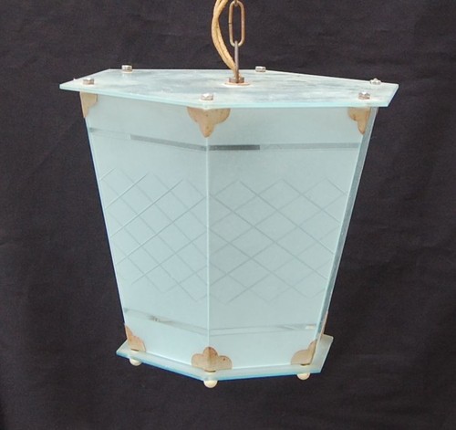 Alte deckenlampe glas - glas, 6