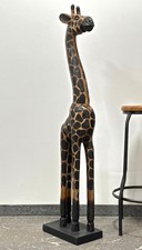 Giraffe aus Holz, H: ca. 130