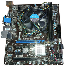 MSI H61M-E33 (B3), Intel Core i3 2100 3,1 GHz Dual Core, Blende, Intel Kühler