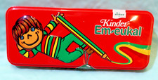 Blechdose Kinder-Em eukal leer Rot ca. 18 cm x ca. 7 cm x ca. 2,5 cm aus 2015