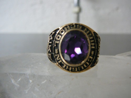 Highschool ring vintage 1987 - vintage,