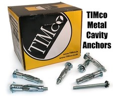 TIMco Gipskarton Schwerlast Hohlwandanker Metall Brolly Dübel Befestigungen