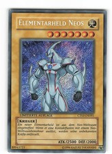 Yugioh ELEMENTAR-HELD NEOS , ct03-de001 Secret Rare deutsch Exc Limitiert