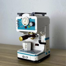 Retro Brot & Kaffeemaschine Bausteine Set - Simulationsmodell Geschenk Spielzeug