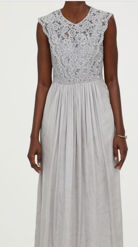 Festliches kleid grau - festliches, gr.36