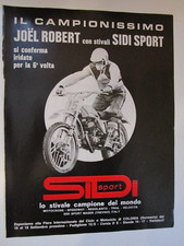 Il Campionissimo, SIDI Sport, Moto Cross, Enduro Werbung 1972 Werbeanzeige 