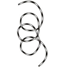 Drachenschwanz HQ Tube Tail B & W Gradient 24 m Drachenzubehör Leinenschmuck