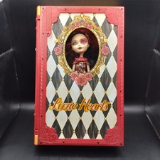 Ever After High Spring Unsprung Lizzie Hearts Buch Spielset Puppe Mattel 2014 sehr guter Zustand