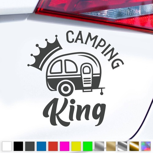 Caravan camping sticker bus - camping,