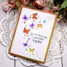 Schmetterlings Spitze Stencil