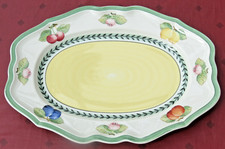 37 cm Servierplatte Villeroy und Boch Fleurence French Garden Country Collection