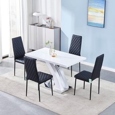 Esstisch weiß Hochglanz