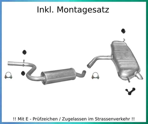 Auspuffanlage für golf v - auspuffanlage, vw
