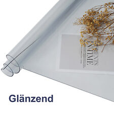 Tischfolie Transparent 2mm Dick Folie Tischdecke Durchsichtig Schutzfolie PVC 